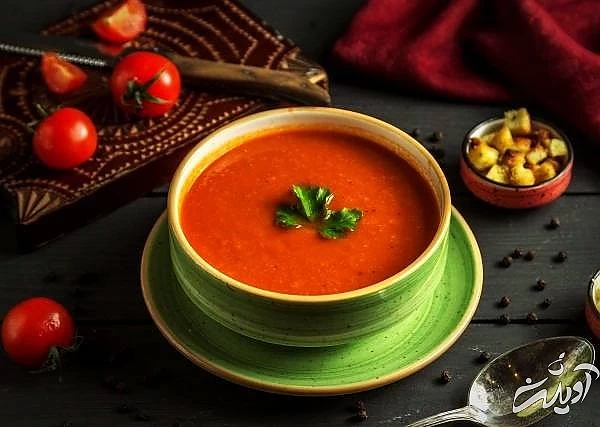 سوپ برنج و مرغ در کشور مراکش برای افطاری سوپ برنج و مرغ